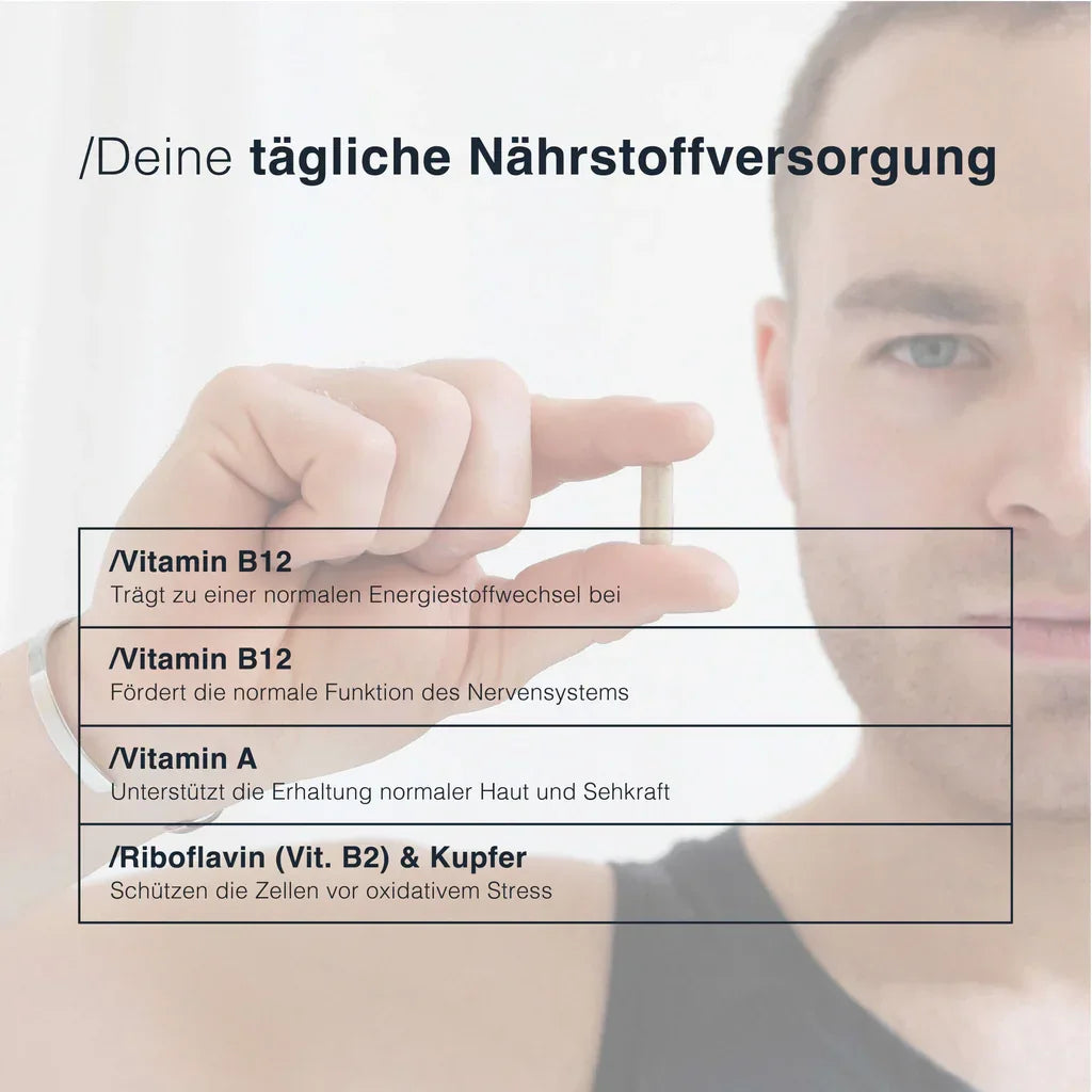 Animalbased Rinderorgane B12 240 Kapseln – Vitamin B12, Vitamin A, Riboflavin, Kupfer, Nährstoffversorgung