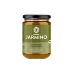 Jarmino Gemüsebrühe 350ml – Glasflasche freigestellt, premium Gemüsebrühe