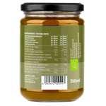 Jarmino Gemüsebrühe 350ml – Glasflasche Rückseite mit Nährwertetabelle, Inhaltsstoffe, Nährwerte