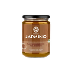 Jarmino Kalbsknochenbrühe 350ml – Glasflasche Vorderansicht, freigestellt, premium Knochenbrühe