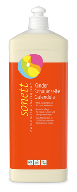 Sonett Schaumseife Kinder 1 Liter - Flasche freigestellt